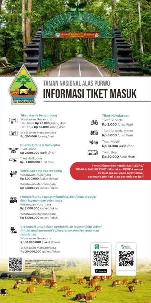 informasi tiket masuk wisata tnap