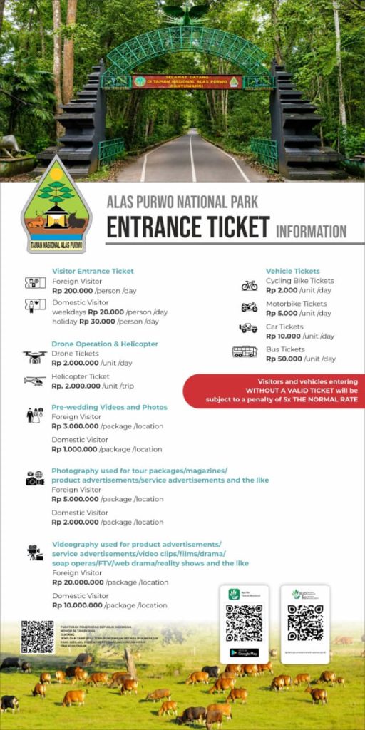 informasi tiket masuk wisata tnap en